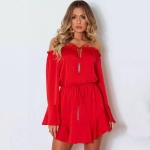 Xleek Boutique Short Shoulder Dress 03