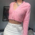Xleek Boutique Crop Top Cardigan 03