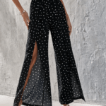 Xleek Boutique Split Front Pants 20